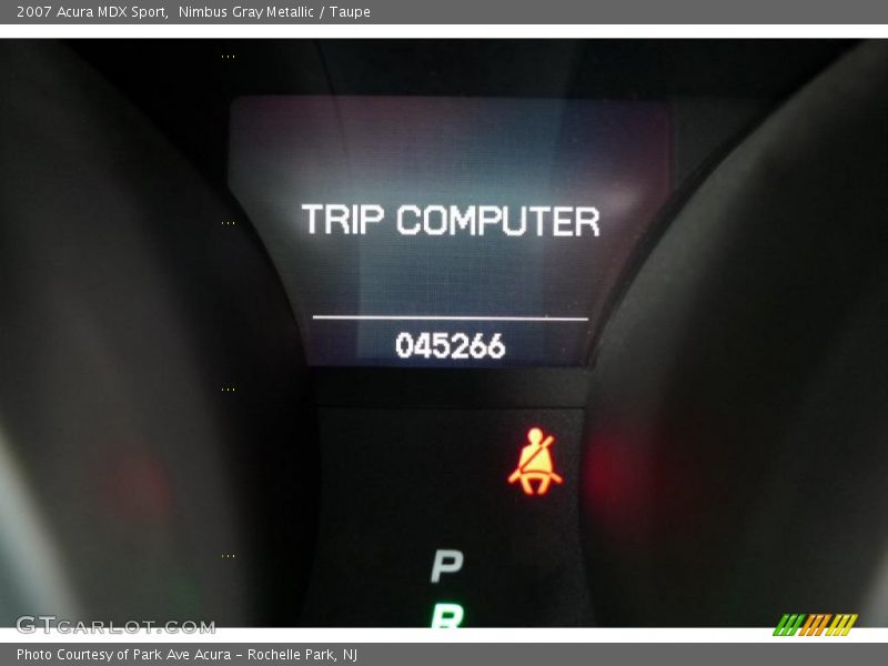 Nimbus Gray Metallic / Taupe 2007 Acura MDX Sport