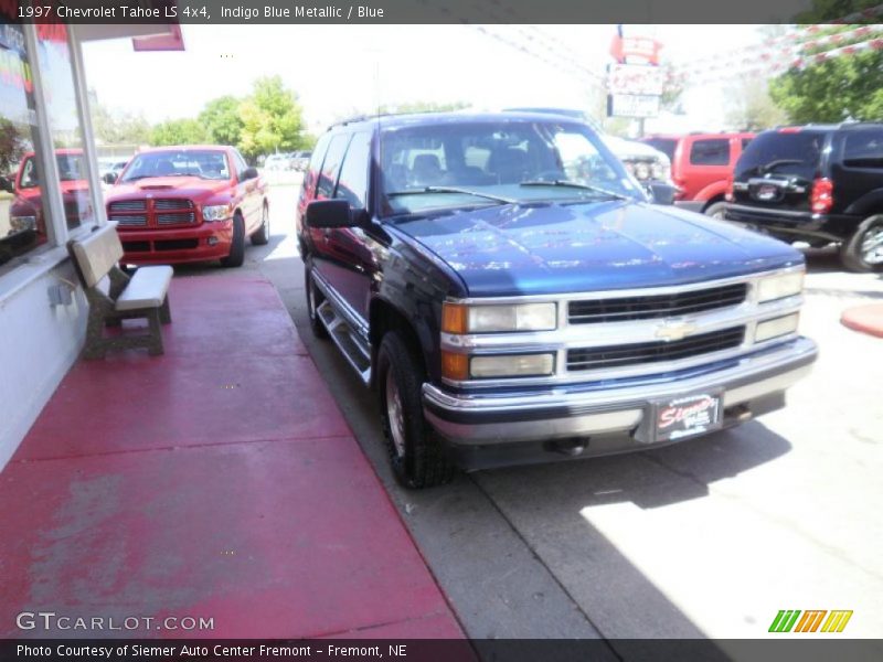 Indigo Blue Metallic / Blue 1997 Chevrolet Tahoe LS 4x4