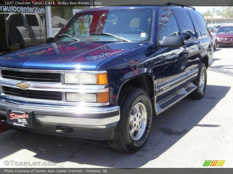 Indigo Blue Metallic / Blue 1997 Chevrolet Tahoe LS 4x4