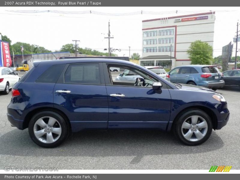 Royal Blue Pearl / Taupe 2007 Acura RDX Technology