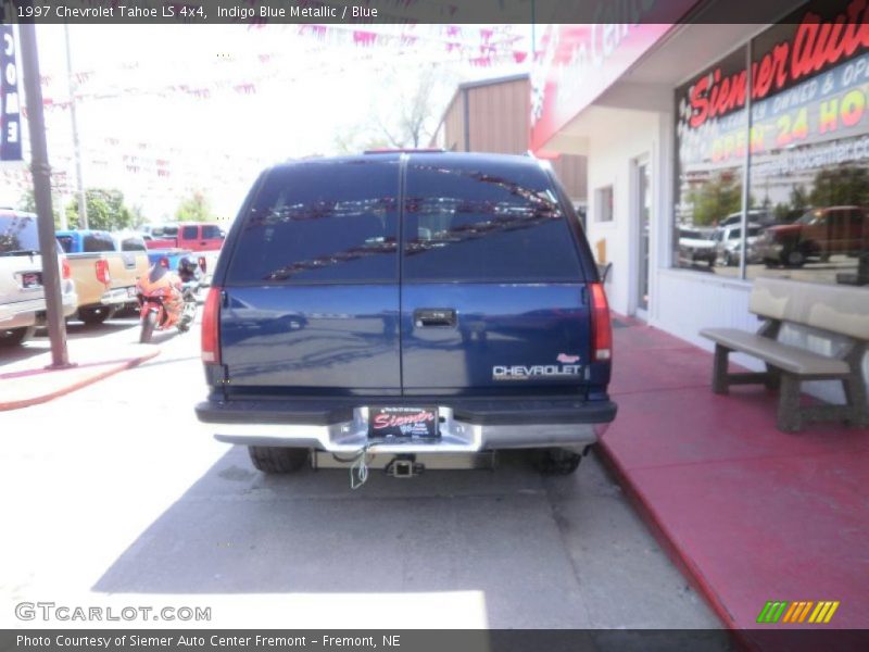Indigo Blue Metallic / Blue 1997 Chevrolet Tahoe LS 4x4