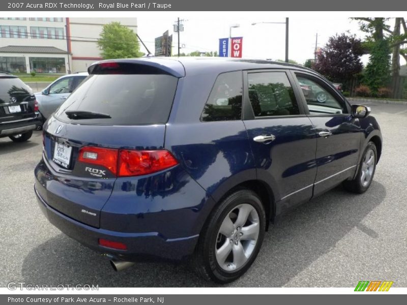Royal Blue Pearl / Taupe 2007 Acura RDX Technology
