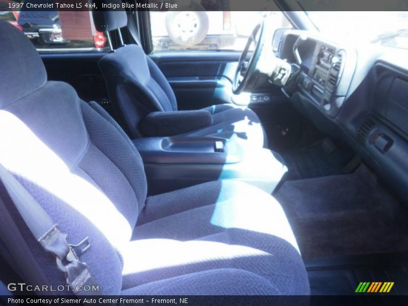Indigo Blue Metallic / Blue 1997 Chevrolet Tahoe LS 4x4