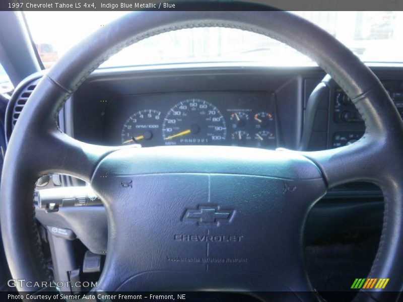 Indigo Blue Metallic / Blue 1997 Chevrolet Tahoe LS 4x4