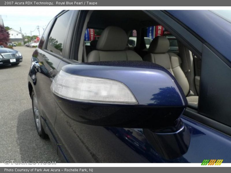 Royal Blue Pearl / Taupe 2007 Acura RDX Technology