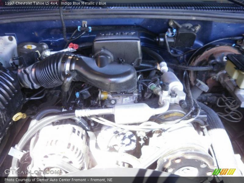 Indigo Blue Metallic / Blue 1997 Chevrolet Tahoe LS 4x4