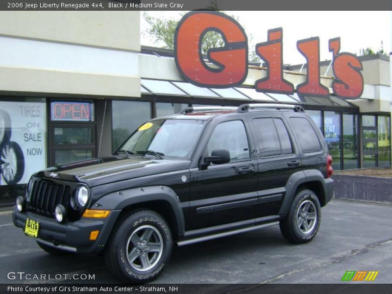 Black / Medium Slate Gray 2006 Jeep Liberty Renegade 4x4