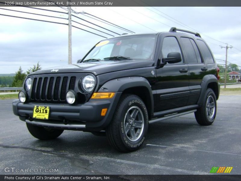 Black / Medium Slate Gray 2006 Jeep Liberty Renegade 4x4