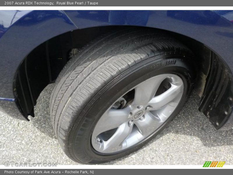 Royal Blue Pearl / Taupe 2007 Acura RDX Technology