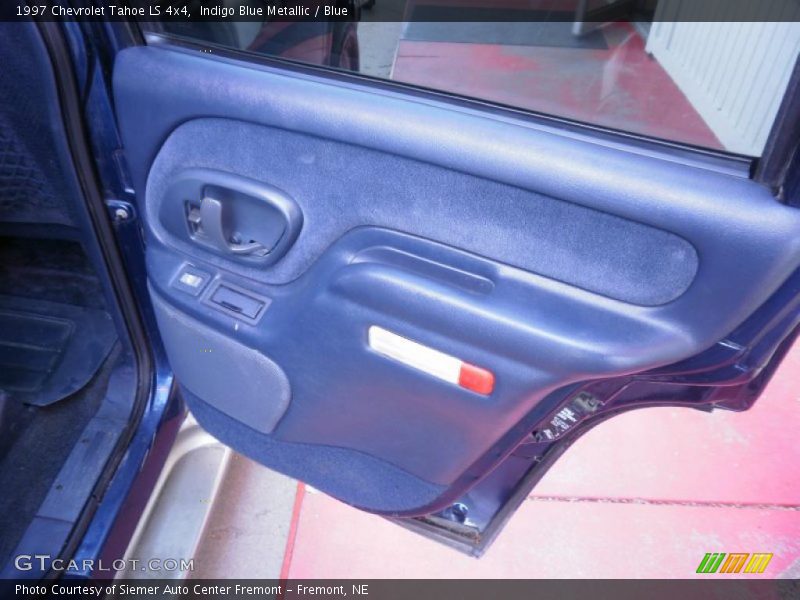 Indigo Blue Metallic / Blue 1997 Chevrolet Tahoe LS 4x4