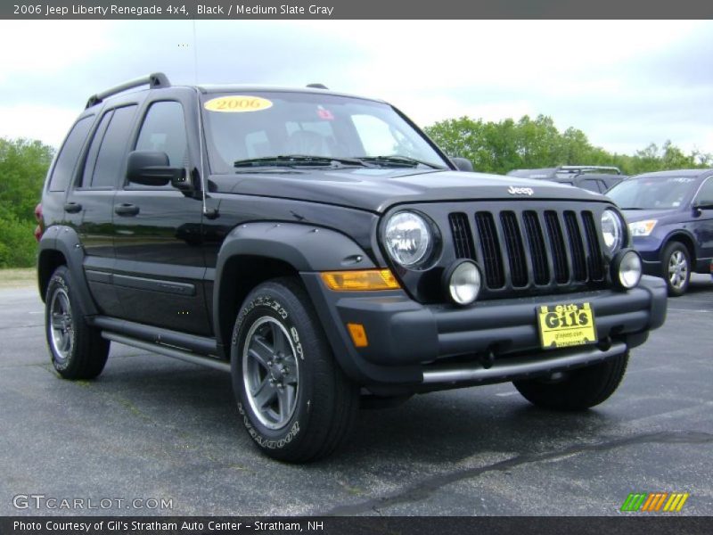 Black / Medium Slate Gray 2006 Jeep Liberty Renegade 4x4