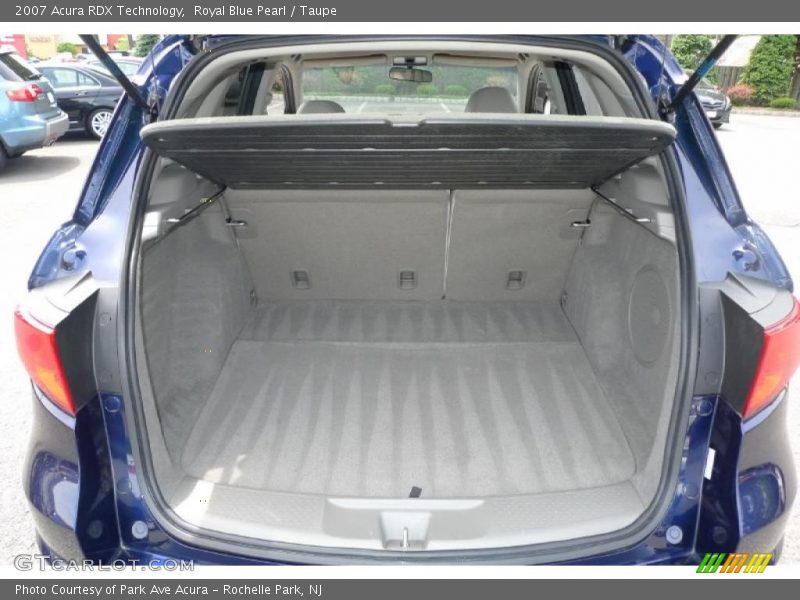 Royal Blue Pearl / Taupe 2007 Acura RDX Technology