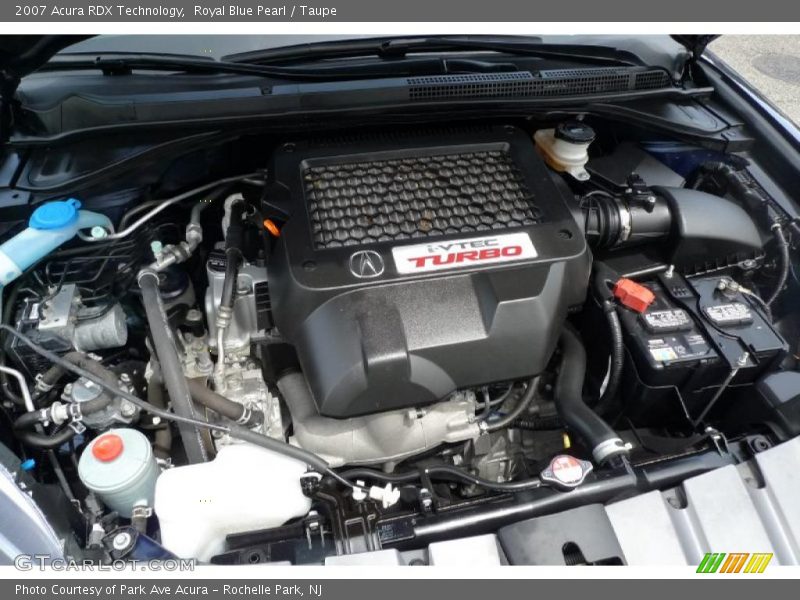 Royal Blue Pearl / Taupe 2007 Acura RDX Technology