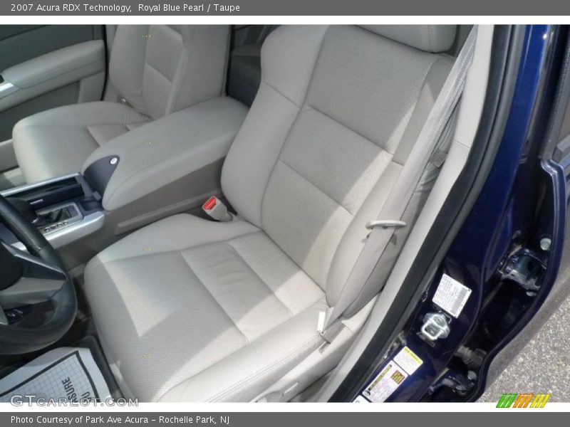 Royal Blue Pearl / Taupe 2007 Acura RDX Technology