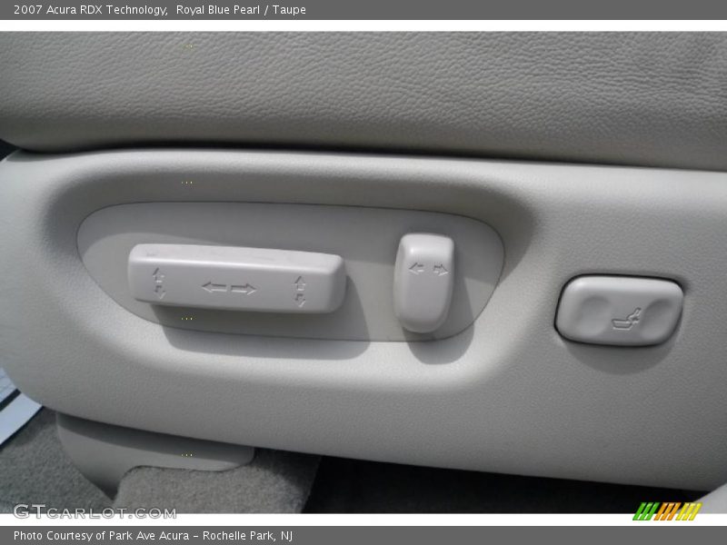 Royal Blue Pearl / Taupe 2007 Acura RDX Technology