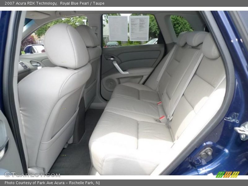 Royal Blue Pearl / Taupe 2007 Acura RDX Technology