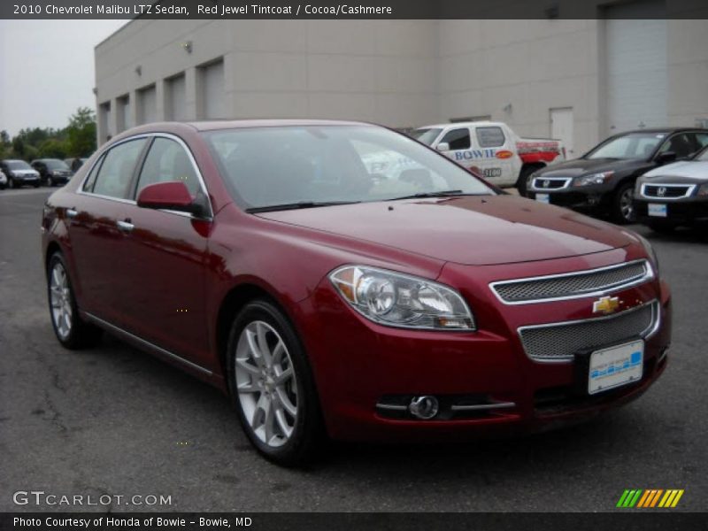 Red Jewel Tintcoat / Cocoa/Cashmere 2010 Chevrolet Malibu LTZ Sedan