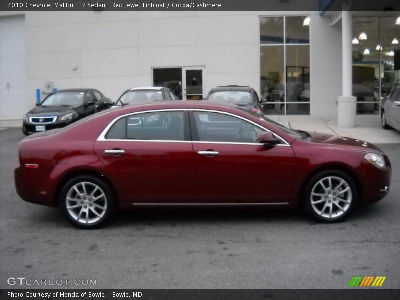 Red Jewel Tintcoat / Cocoa/Cashmere 2010 Chevrolet Malibu LTZ Sedan