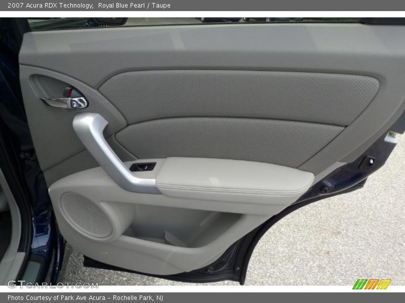 Royal Blue Pearl / Taupe 2007 Acura RDX Technology
