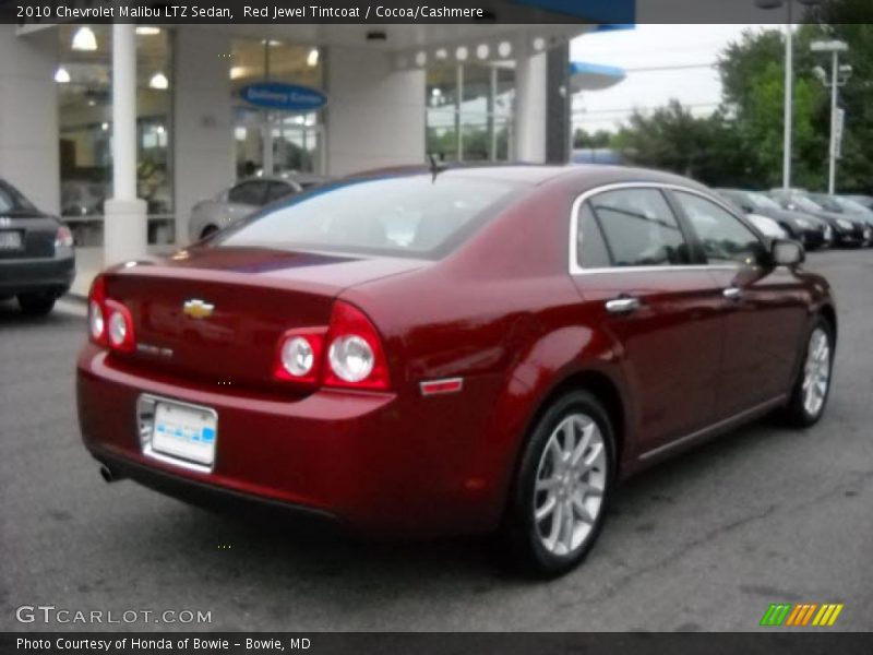 Red Jewel Tintcoat / Cocoa/Cashmere 2010 Chevrolet Malibu LTZ Sedan