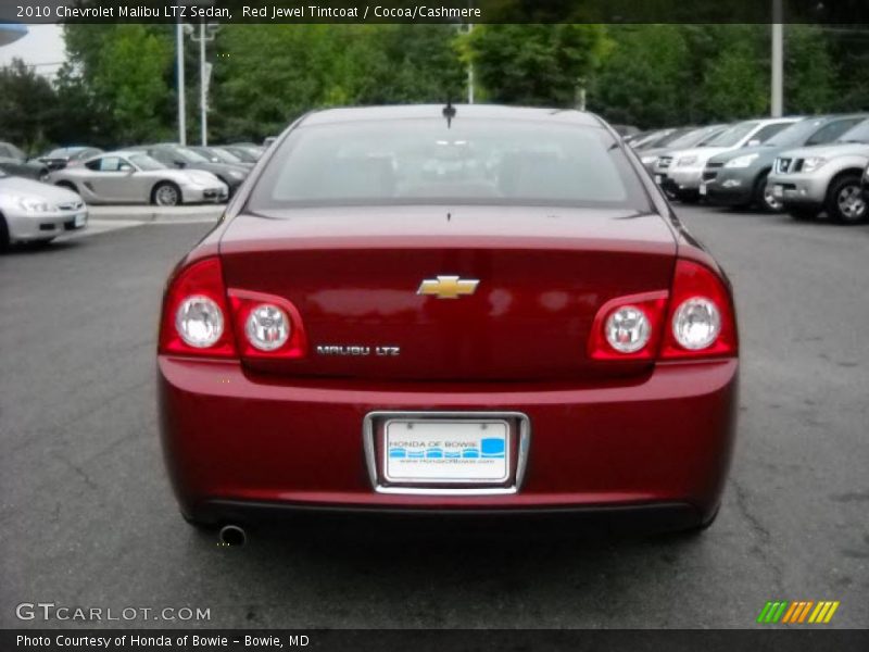 Red Jewel Tintcoat / Cocoa/Cashmere 2010 Chevrolet Malibu LTZ Sedan