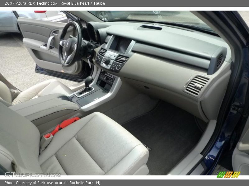 Royal Blue Pearl / Taupe 2007 Acura RDX Technology
