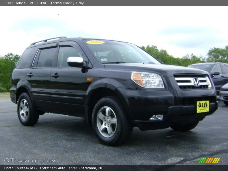 Formal Black / Gray 2007 Honda Pilot EX 4WD