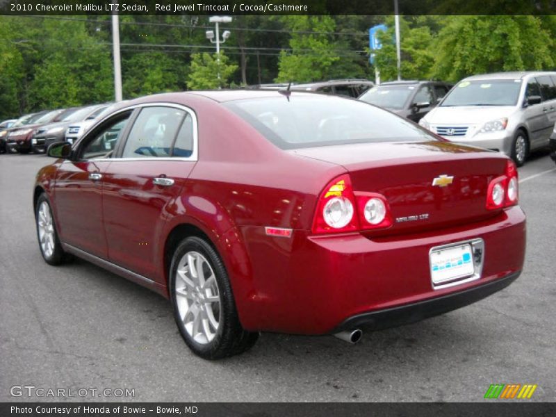 Red Jewel Tintcoat / Cocoa/Cashmere 2010 Chevrolet Malibu LTZ Sedan