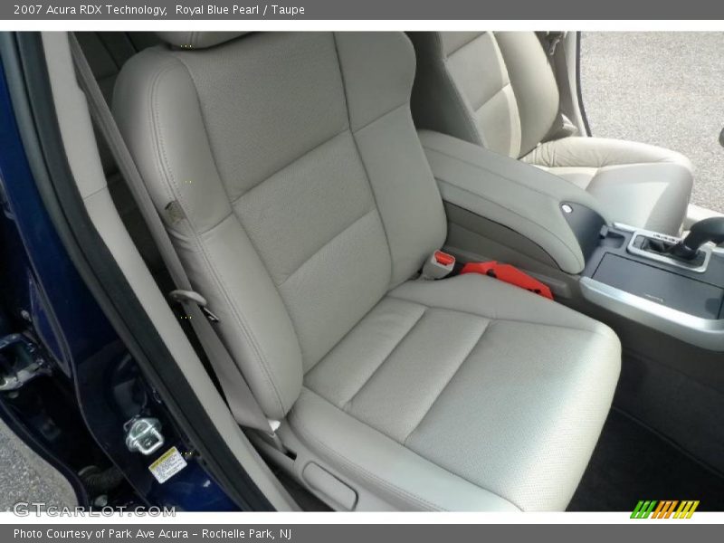 Royal Blue Pearl / Taupe 2007 Acura RDX Technology