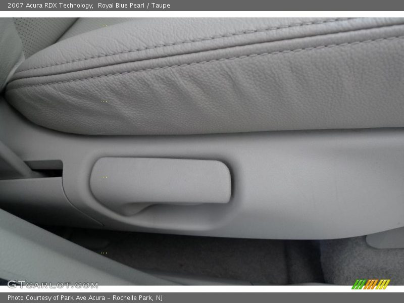 Royal Blue Pearl / Taupe 2007 Acura RDX Technology
