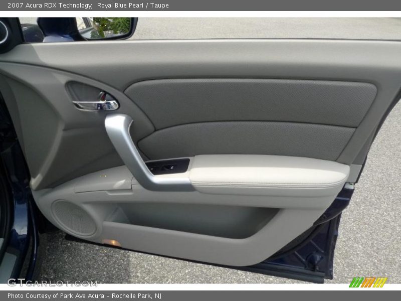 Royal Blue Pearl / Taupe 2007 Acura RDX Technology