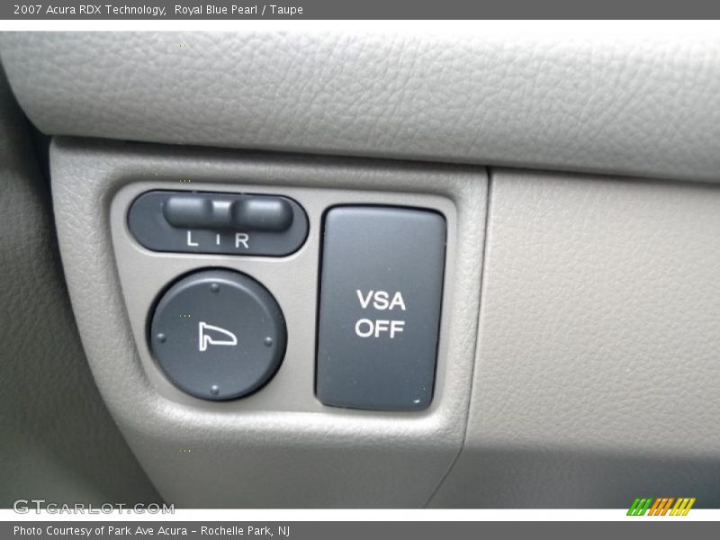Royal Blue Pearl / Taupe 2007 Acura RDX Technology