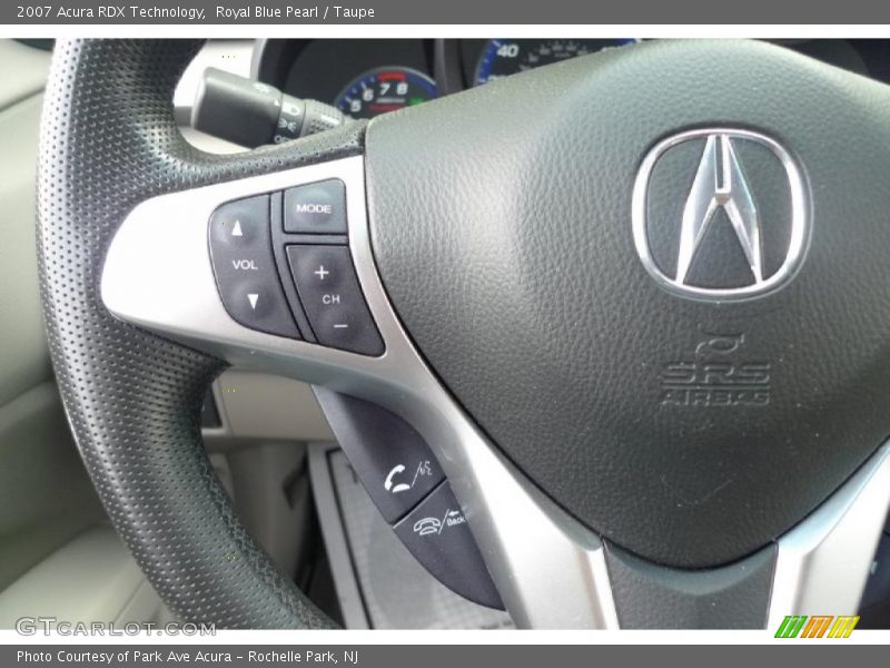 Royal Blue Pearl / Taupe 2007 Acura RDX Technology