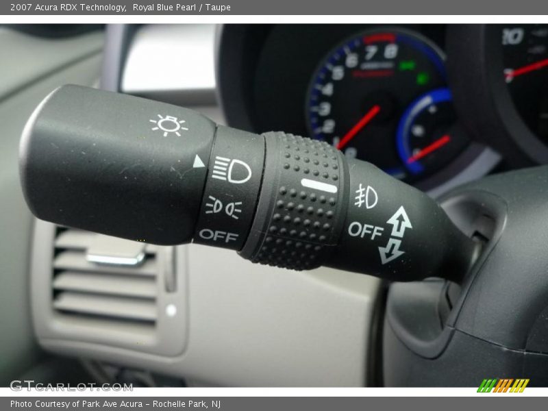 Royal Blue Pearl / Taupe 2007 Acura RDX Technology