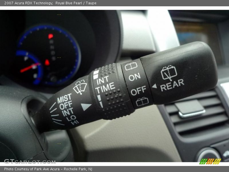 Royal Blue Pearl / Taupe 2007 Acura RDX Technology