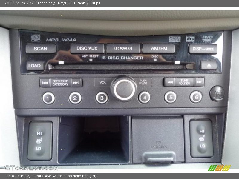 Royal Blue Pearl / Taupe 2007 Acura RDX Technology
