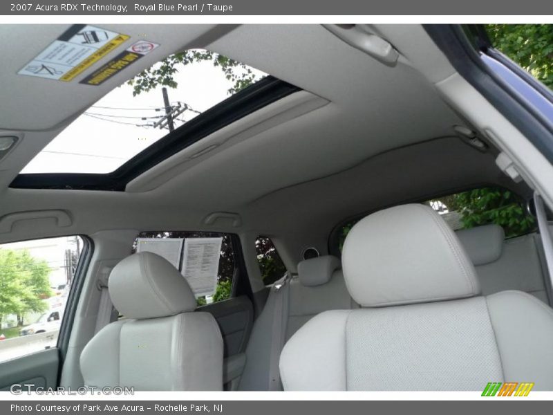 Royal Blue Pearl / Taupe 2007 Acura RDX Technology