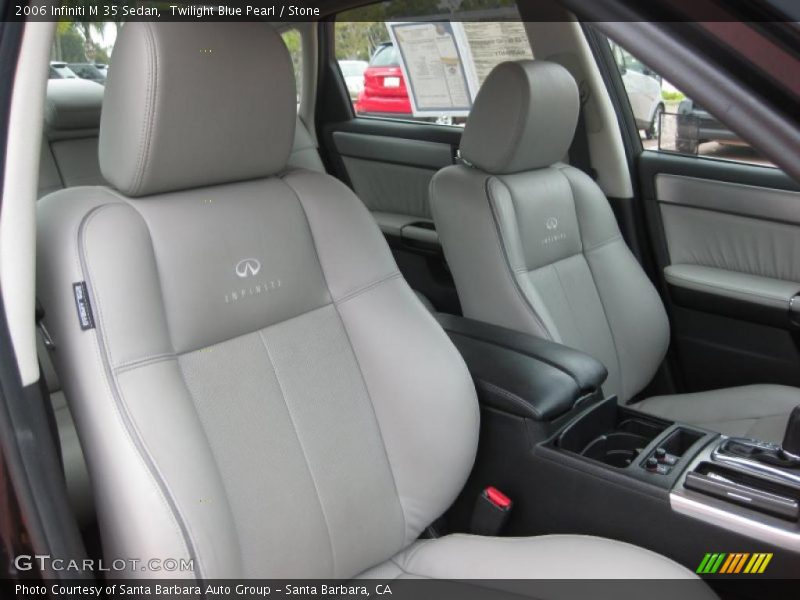 Twilight Blue Pearl / Stone 2006 Infiniti M 35 Sedan