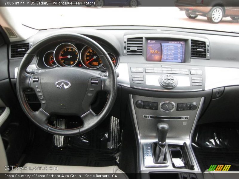 Twilight Blue Pearl / Stone 2006 Infiniti M 35 Sedan