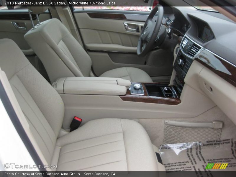 Arctic White / Almond Beige 2010 Mercedes-Benz E 550 Sedan