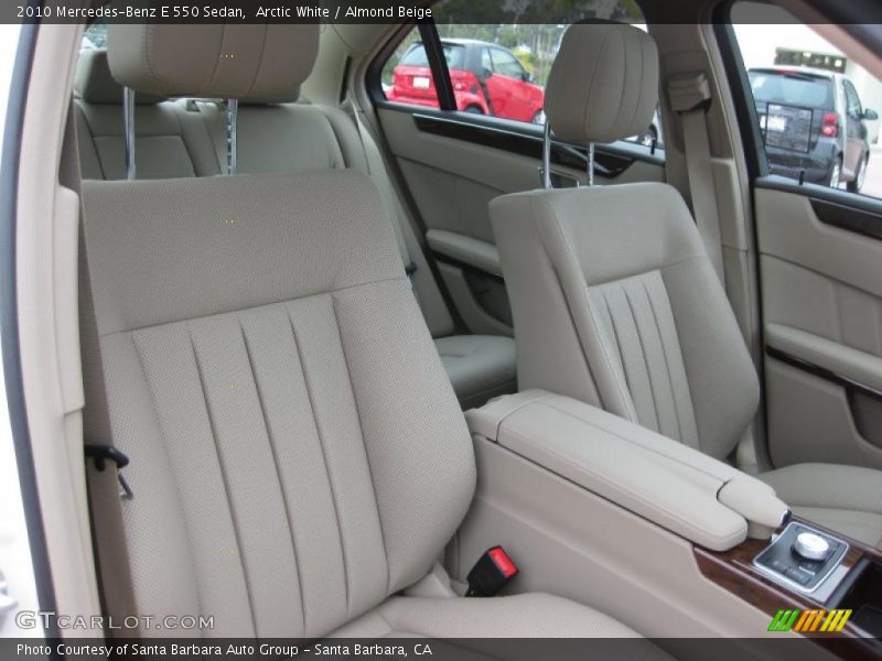 Arctic White / Almond Beige 2010 Mercedes-Benz E 550 Sedan