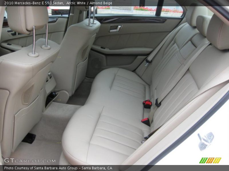 Arctic White / Almond Beige 2010 Mercedes-Benz E 550 Sedan