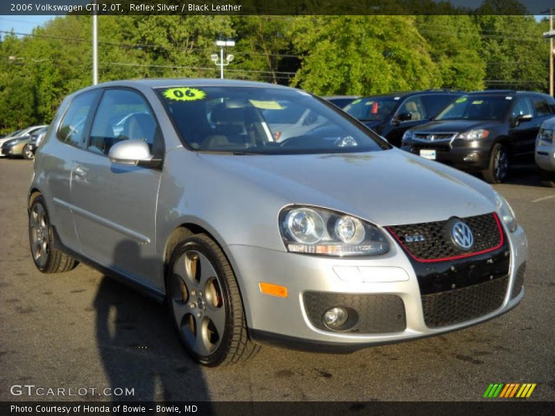 Reflex Silver / Black Leather 2006 Volkswagen GTI 2.0T