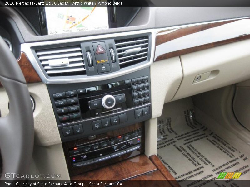 Arctic White / Almond Beige 2010 Mercedes-Benz E 550 Sedan