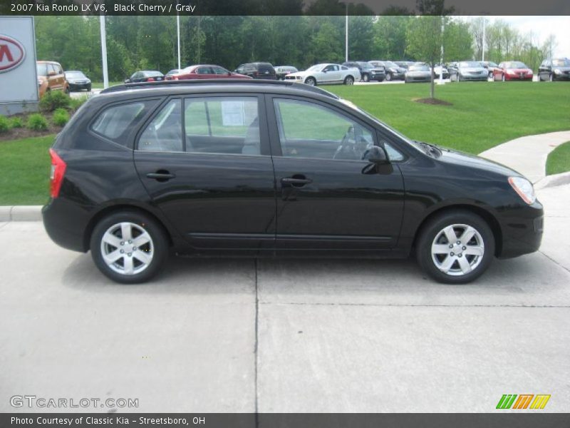 Black Cherry / Gray 2007 Kia Rondo LX V6