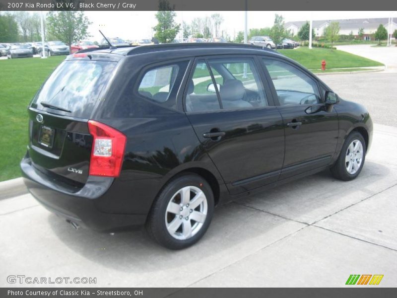 Black Cherry / Gray 2007 Kia Rondo LX V6