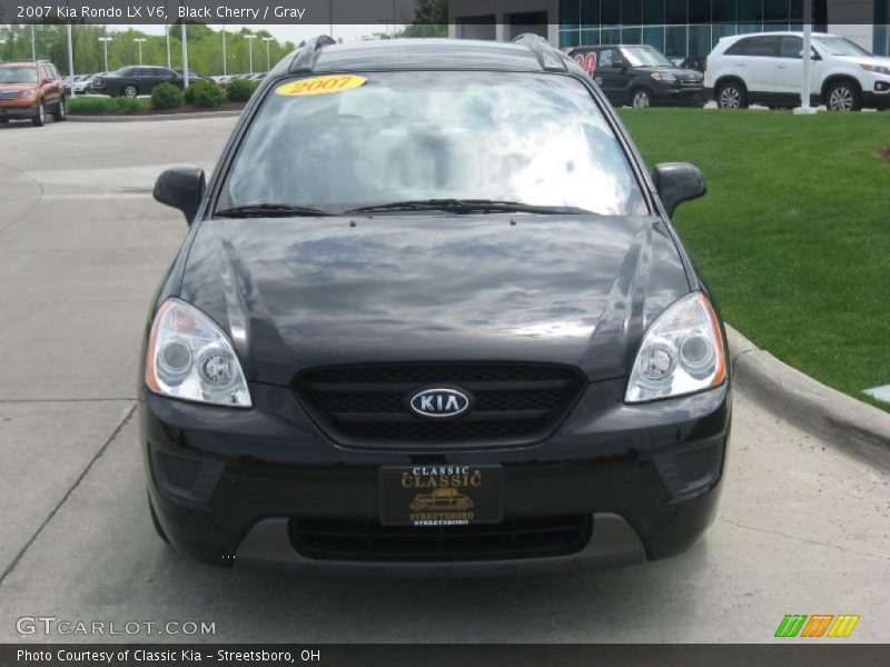 Black Cherry / Gray 2007 Kia Rondo LX V6