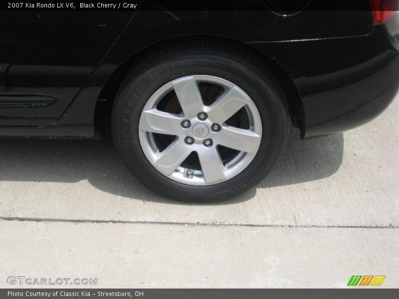 Black Cherry / Gray 2007 Kia Rondo LX V6