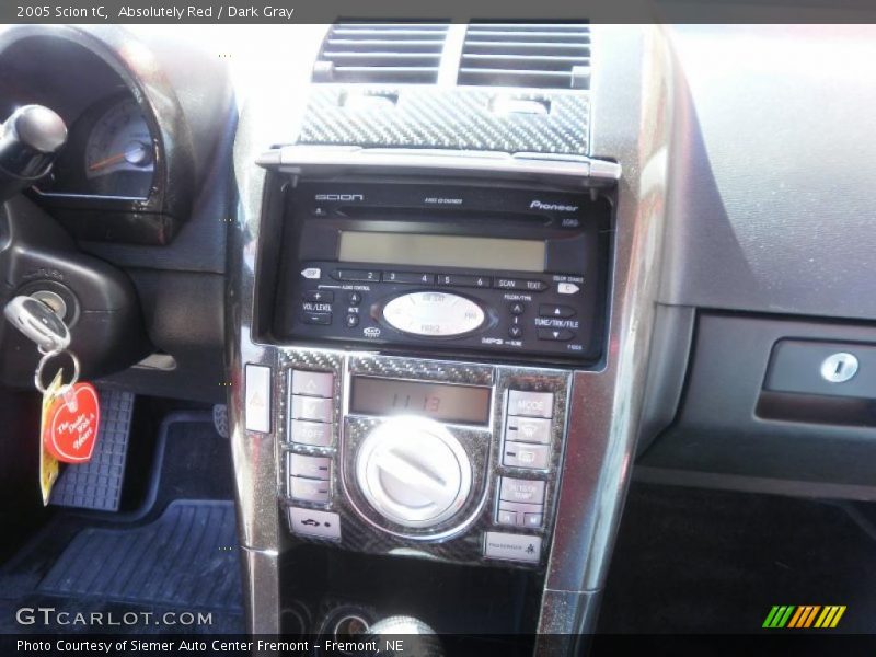 Absolutely Red / Dark Gray 2005 Scion tC