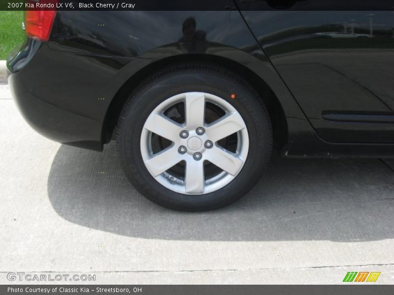 Black Cherry / Gray 2007 Kia Rondo LX V6